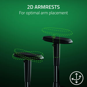 Ergonomic Gaming Chair with Lumbar Support & Fabric Finish