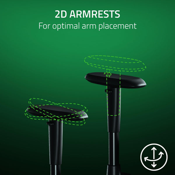 Ergonomic Gaming Chair with Lumbar Support & Fabric Finish