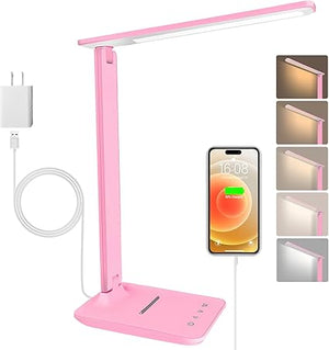 LED Desk Lamp with USB Charging Port
