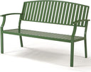52" Outdoor Garden Bench – Aluminum, 660 lbs, 2-Person