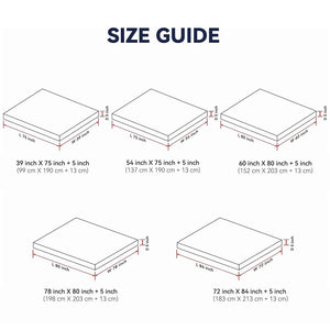 Dual-Layer Goose Feather Mattress Topper with Down Alternative Pillow Top