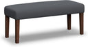 Upholstered Bedroom Bench with Wood Legs