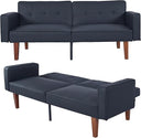 Convertible Futon Sofa Bed with Split Back