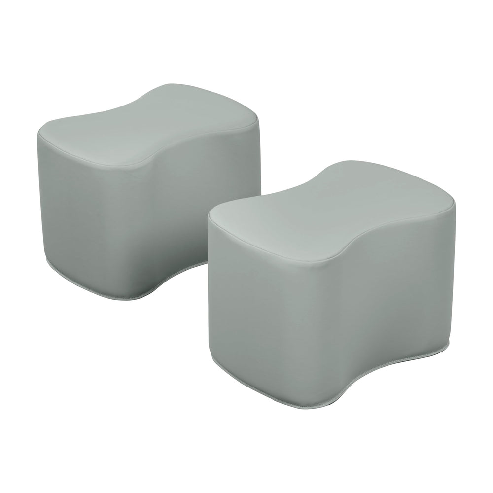 Toddler Modular Foam Stool Set – Flexible Seating, 2-Pack
