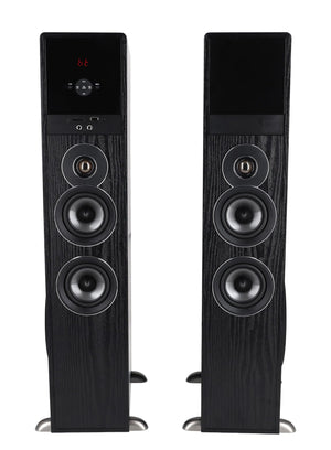 Powered Home Theater Tower Speaker System with Karaoke & Bluetooth
