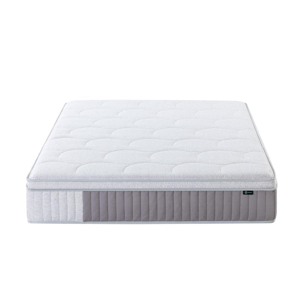 Hybrid Pillow Top Mattress – Cooling Gel Memory Foam & Pocketed Coils
