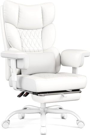 High Back Executive Office Chair with Footrest
