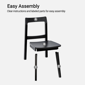 Wood Dining Chairs Set – Mid-Century Modern Accent Chair