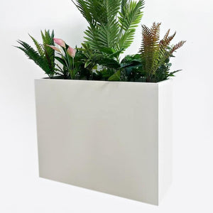 Large Metal Rectangular Planter Box – 38"L x 13"W x 30"H