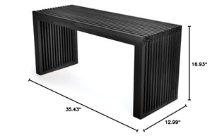 Bamboo Dining Bench – Farmhouse Entryway & Kitchen Bench