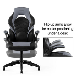 Ergonomic Gaming Chair – Adjustable Height, Swivel, Bonded Leather