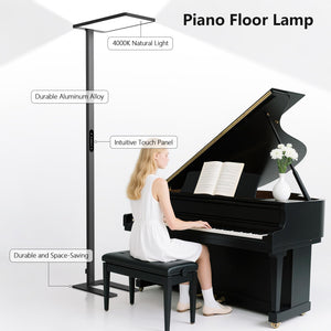 120W Full Spectrum Dimmable LED Floor Lamp 77 Inch