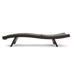 Outdoor Wicker Adjustable Chaise Lounge Chair Set, 2-Piece