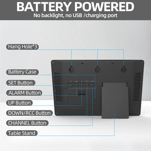 Atomic Wall Clock with Indoor Outdoor Temperature & Humidity Sensor