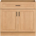 Bathroom Vanity Cabinet with Sink – Soft-Close Doors, Drawer & Metal Handles