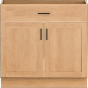 Bathroom Vanity Cabinet with Sink – Soft-Close Doors, Drawer & Metal Handles