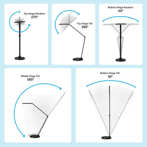LED Studio Desk Lamp with Adjustable Color Temperature for Home Office