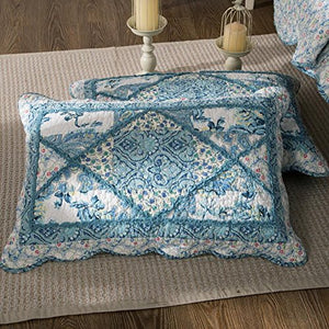 Cotton Patchwork Floral Paisley Lightweight Quilt Set