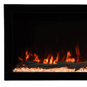 72-Inch Linear Electric Fireplace – Wall Mount & Recessed