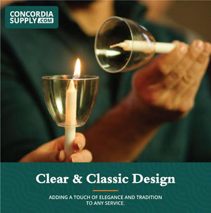 Clear Plastic Candle Drip Protectors – Wax Catchers for Candlesticks