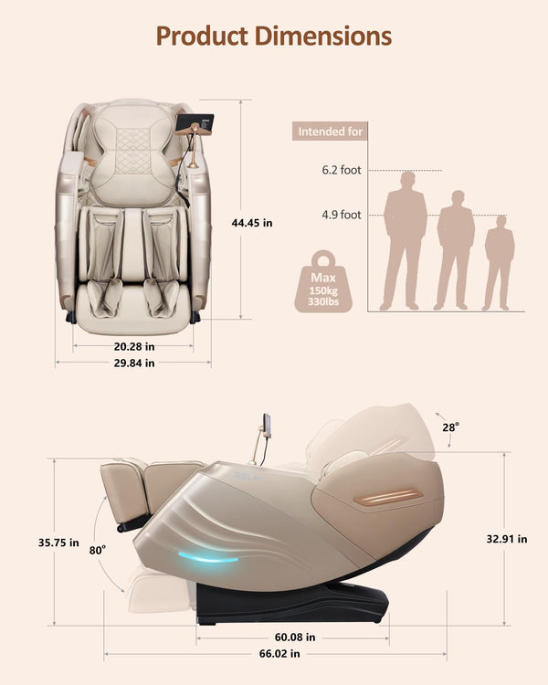 Full Body Massage Chair with Zero Gravity SL-Track