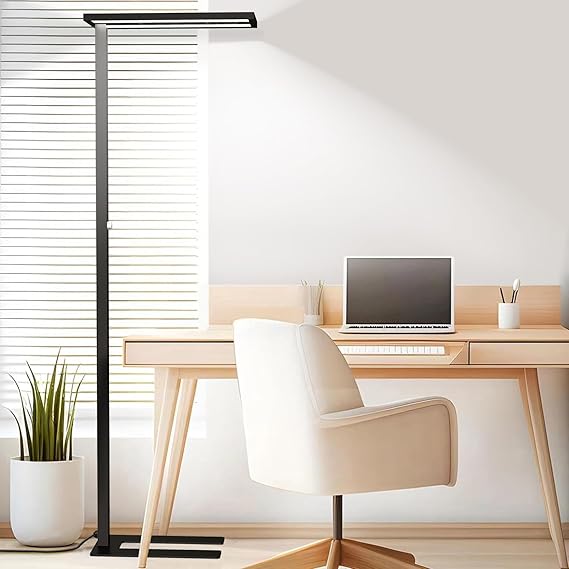 LED Floor Lamp with Eye Care Reading Light