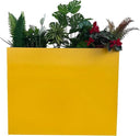 Metal Tall Rectangular Planter Box – Large Outdoor Flower Pot