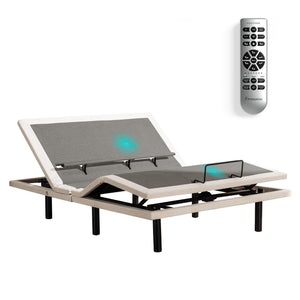 Adjustable Bed Frame with Massage, Zero Gravity & Lumbar Support