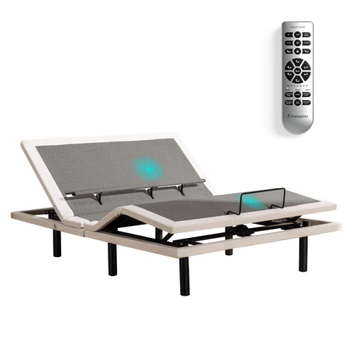 Adjustable Bed Frame with Massage, Zero Gravity & Lumbar Support