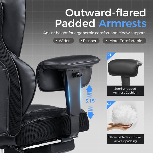 Big & Tall High-Back Ergonomic Office Chair 400 lbs