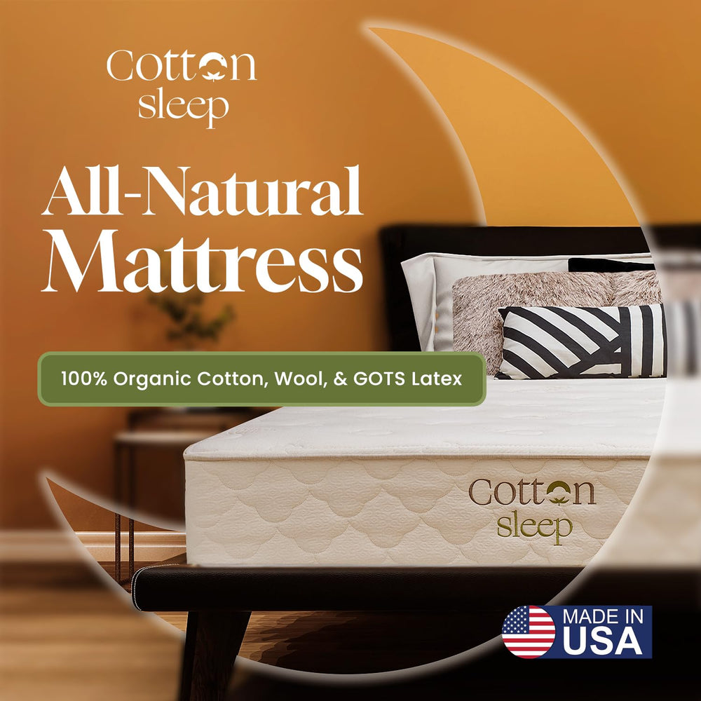 Organic Latex Hybrid Mattress with Pocket Coils – Medium Soft