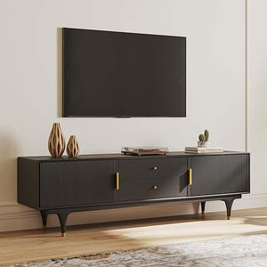 78.74" Mid Century Modern TV Stand with Storage