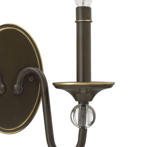 Two-Light Candelabra Wall Sconce – Traditional Style