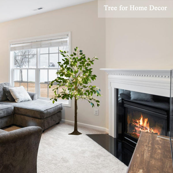 Pre-Lit Ficus Tree with LED Fairy Lights