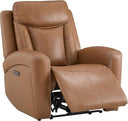 Super Zero-Gravity Power Recliner Chair with Genuine Leather & Dual Motors
