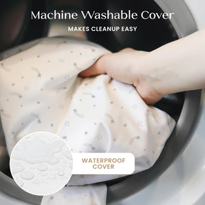 Breathable 2-Stage Crib & Toddler Mattress | Waterproof, Machine Washable