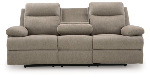 Reclining Sofa with Drop-Down Table & USB Charging