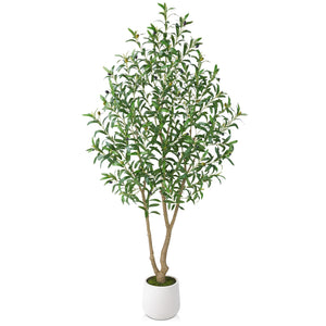 Artificial Olive Tree – Potted Faux Indoor Plant