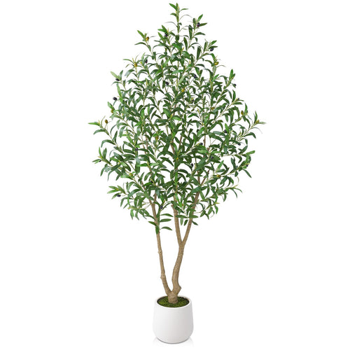 Artificial Olive Tree – Potted Faux Indoor Plant