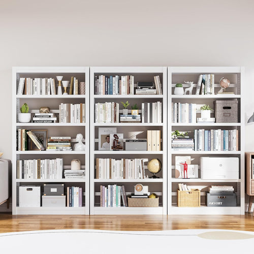 5-Tier Adjustable Metal Bookshelf