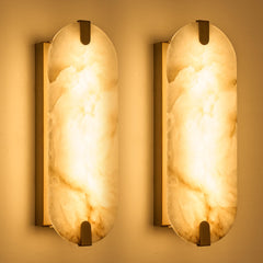 Marble Wall Sconce Dimmable Light Fixture