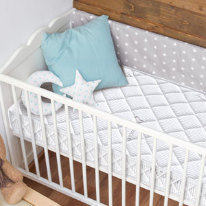 Firm Soft Crib & Toddler Mattress – 5" Thick, Hypoallergenic, Fits Standard Cribs