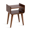 Mid-Century Side Table with Storage