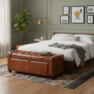 Storage Ottoman Bench with Lid