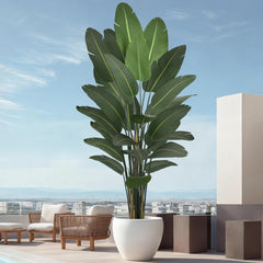 Artificial Bird of Paradise Tree with Banana Leaves – 6ft 7ft 8ft 9ft