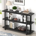 3-Tier Console Table with Storage Shelves – 47 Inch Entryway Sofa Table