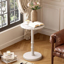 Solid Wood Round Pedestal Side Table