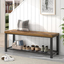 Entryway Storage Bench with Shoe Rack – 2-Tier & 3-Tier