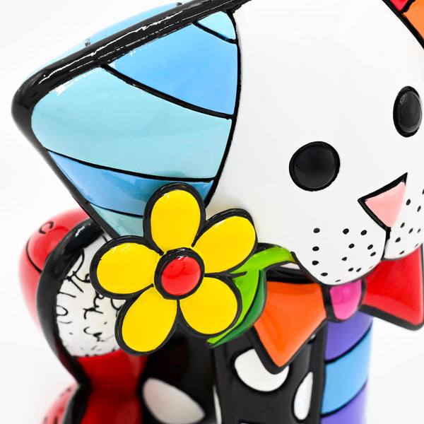 Colorful Dog Figurine – Pop Art Decorative Sculpture