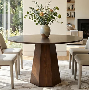 Round Pedestal Dining Table